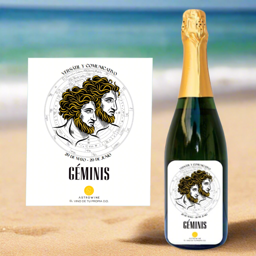 Vino del Zodiaco Geminis Espumoso Airen y Viura Cuvee Brut, 75 cl, 12% vol.-3