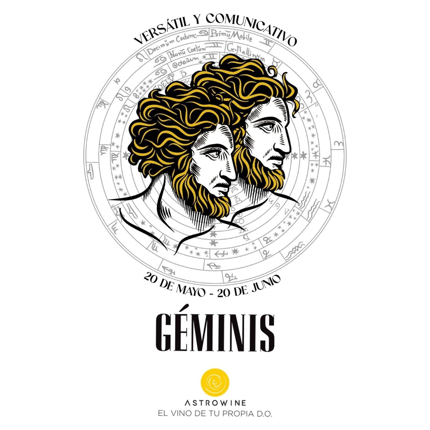 Vino del Zodiaco Geminis Espumoso Airen y Viura Cuvee Brut, 75 cl, 12% vol.-2