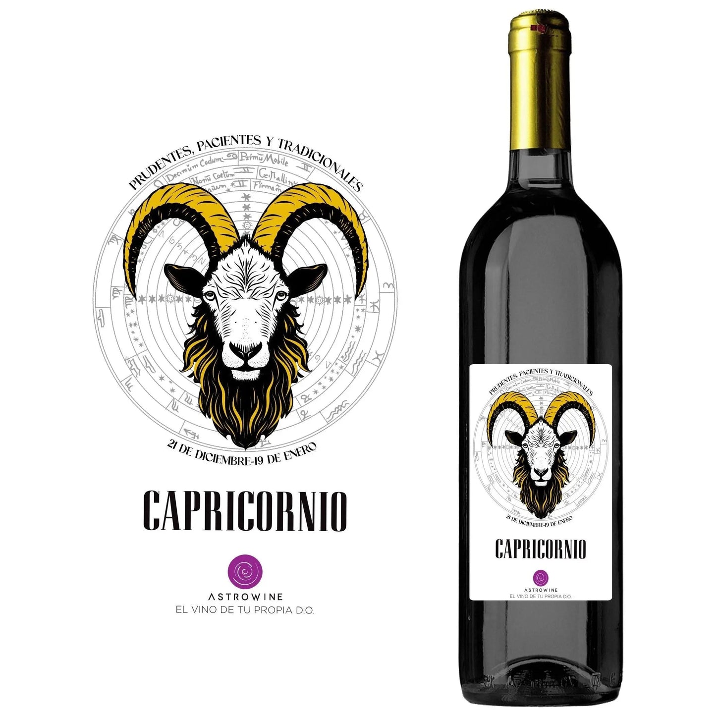 Vino del Zodiaco Capricornio Tinto crianza Syrah y Tempranillo 2018, 75cl 13.5%-1