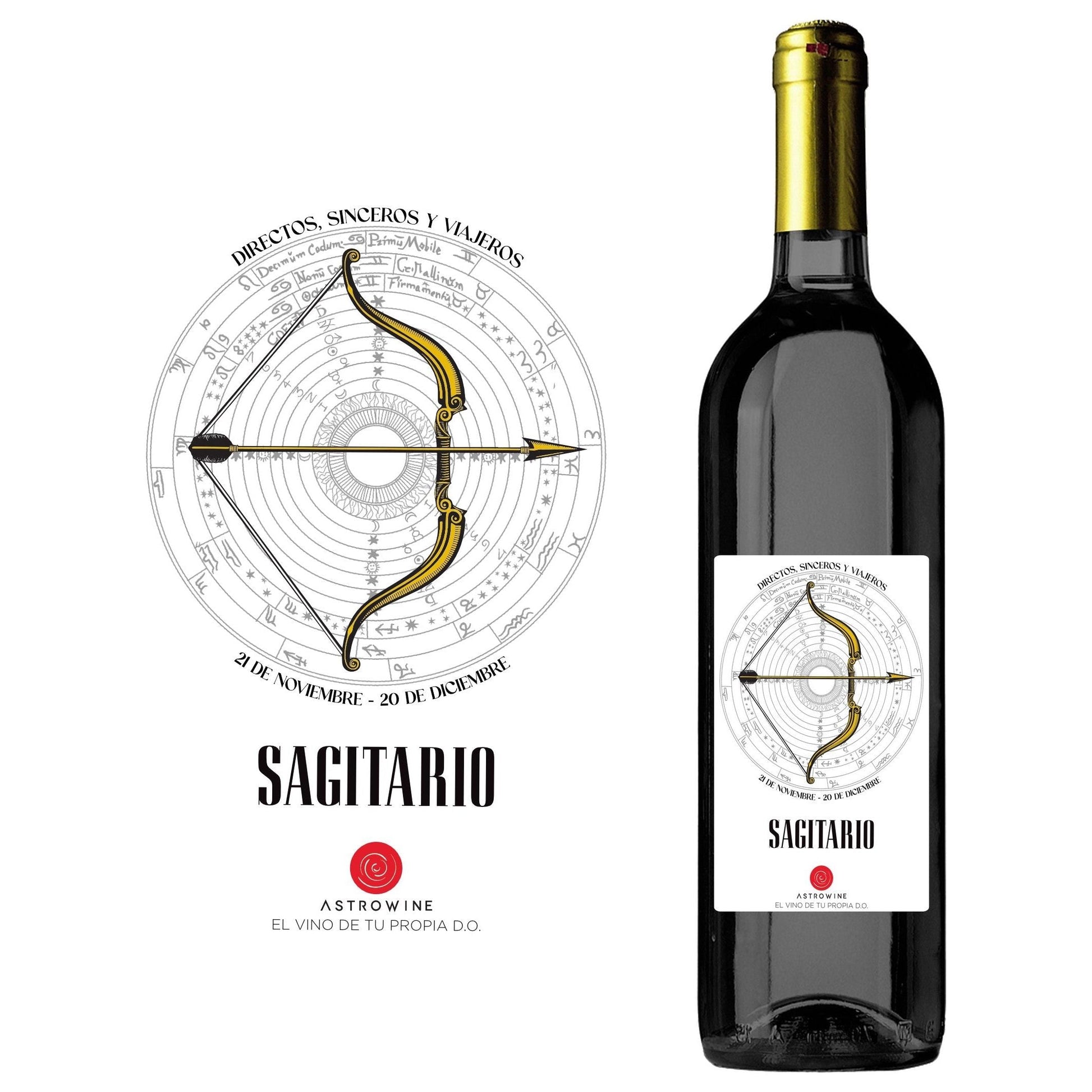 Vino del Zodiaco Sagitario, tinto Garnacha 2022, 75cl 13.5% vol-1