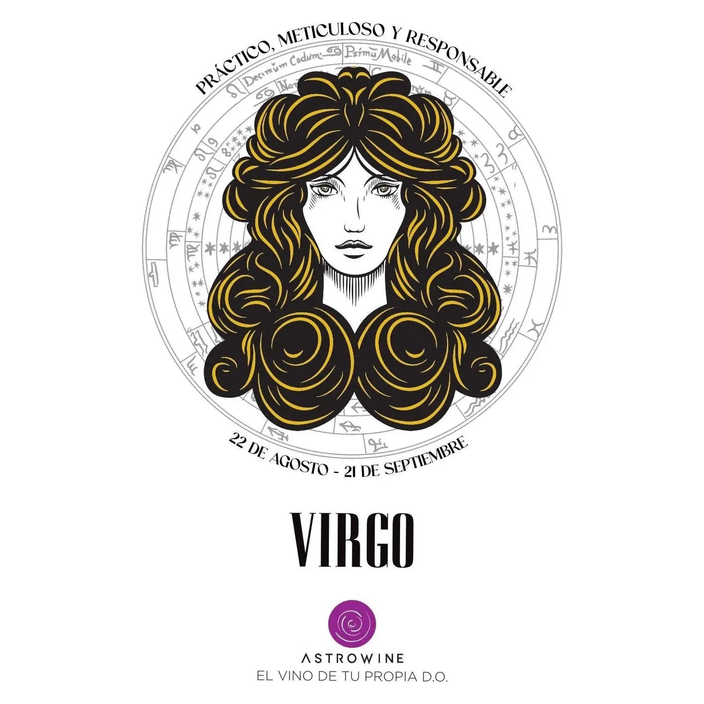 Vino del Zodiaco Virgo, tinto Crianza Cabernet y Tempranillo 2020 75cl 13.5%vol-3