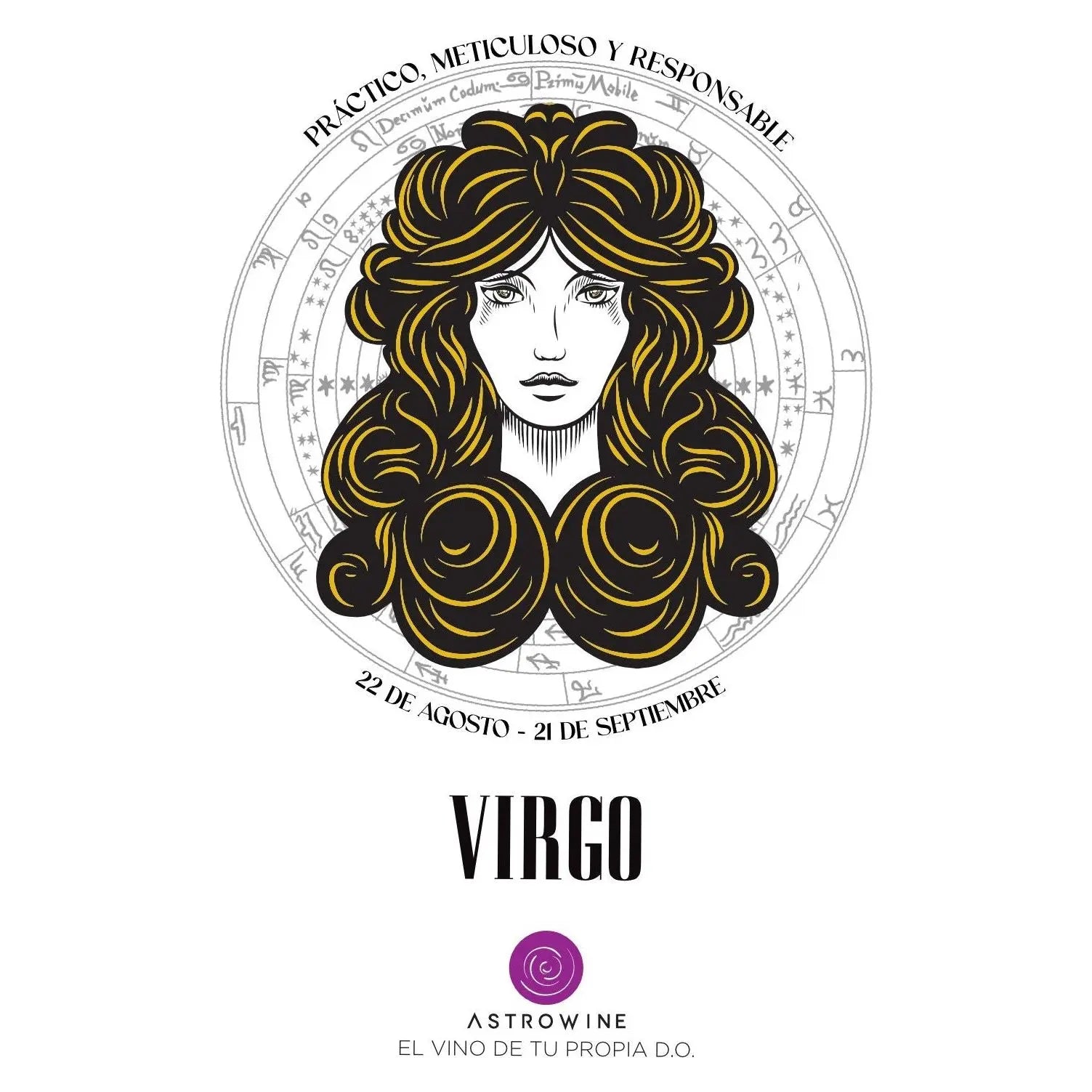 Vino del Zodiaco Virgo, tinto Crianza Cabernet y Tempranillo 2020 75cl 13.5%vol-3