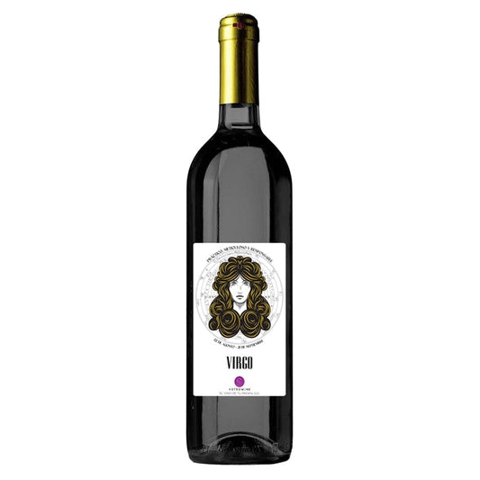 Vino del Zodiaco Virgo, tinto Crianza Cabernet y Tempranillo 2020 75cl 13.5%vol-0