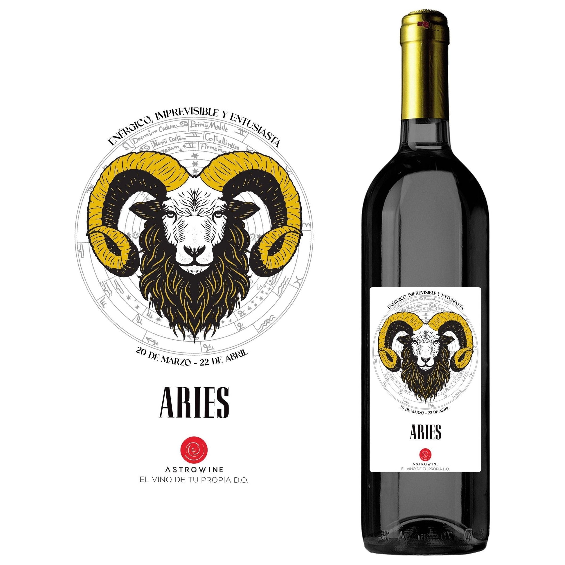 Vino del Zodiaco Aries, Tinto Syrah 2022, 75 cl 13.5% vol-1